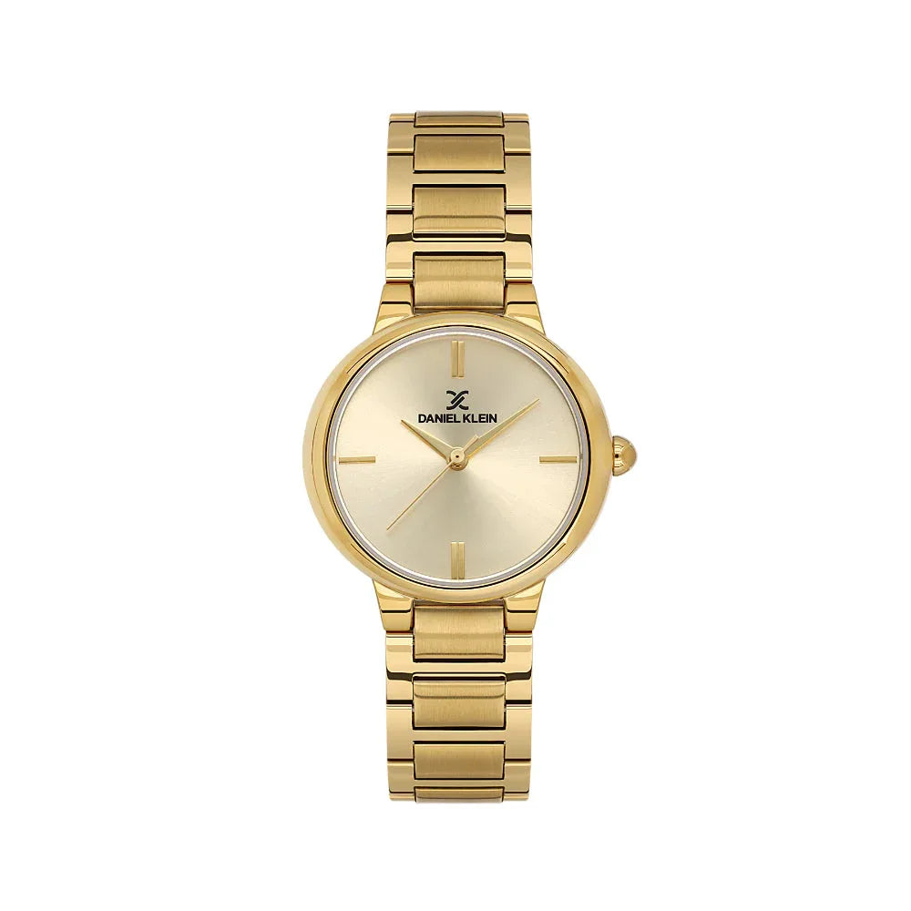 Daniel Klein Premium Gold Stainless Steel Watch for Women DK.1.14100-4 - Daniel Klein Saudi Arabia