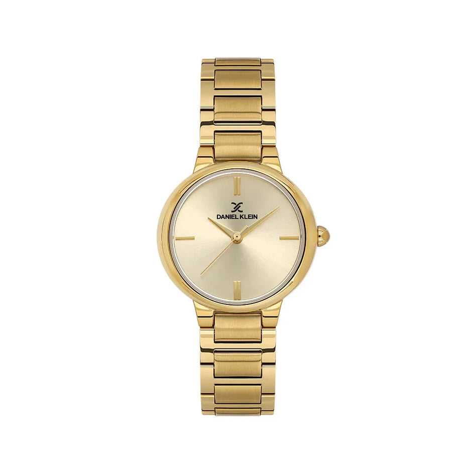 Daniel Klein Premium Gold Stainless Steel Watch for Women DK.1.14100-4 - Daniel Klein Saudi Arabia