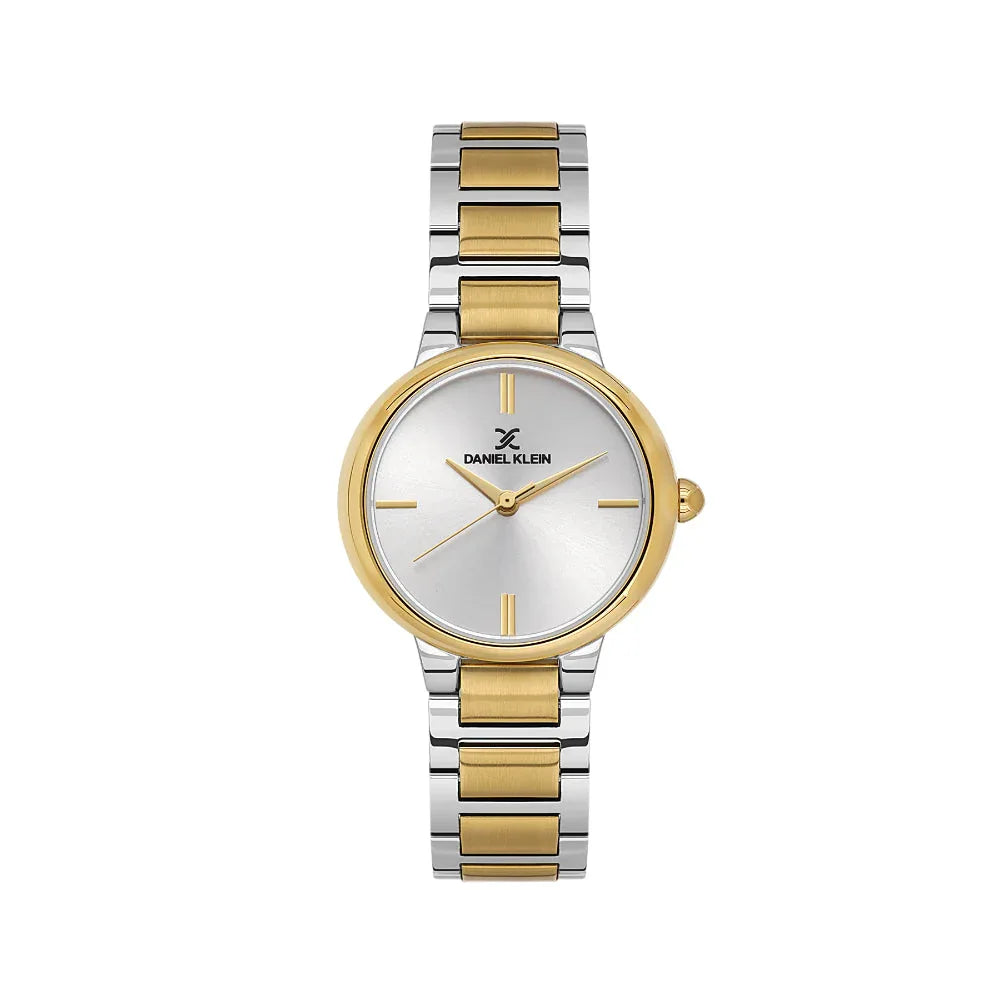 Daniel Klein Premium Silver and Gold Stainless Steel Watch for Women DK.1.14100-5 - Daniel Klein Saudi Arabia
