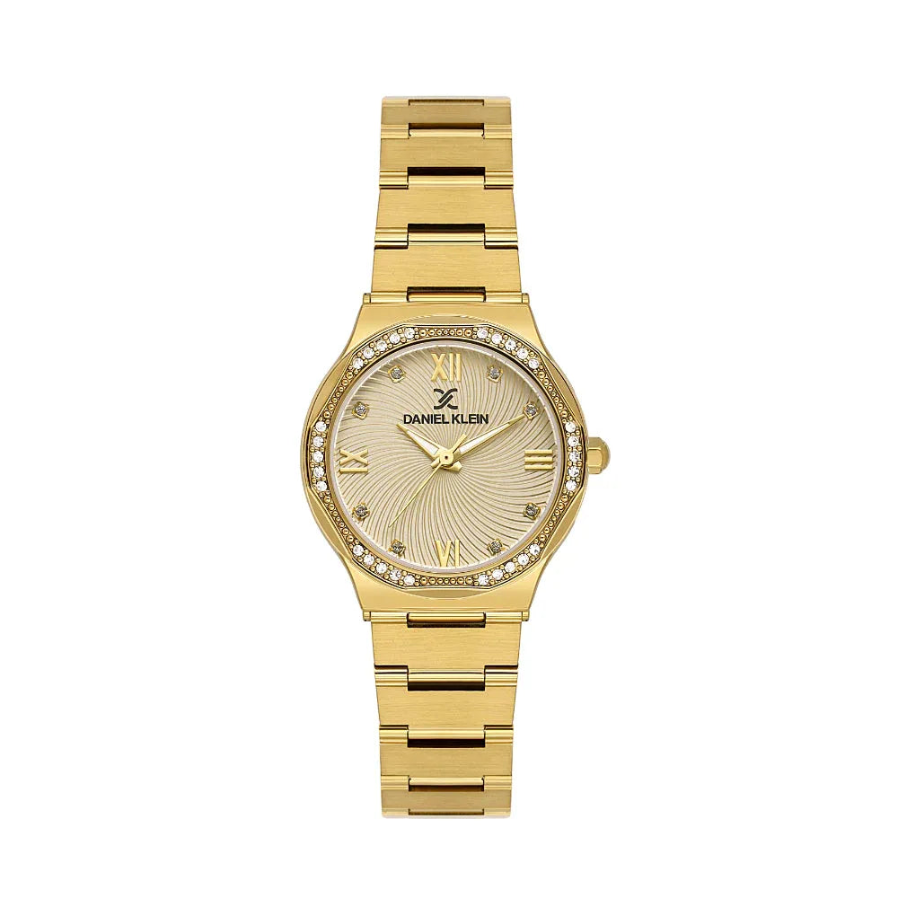 Daniel Klein Premium Gold Stainless Steel Watch for Women DK.1.14101-2 - Daniel Klein Saudi Arabia