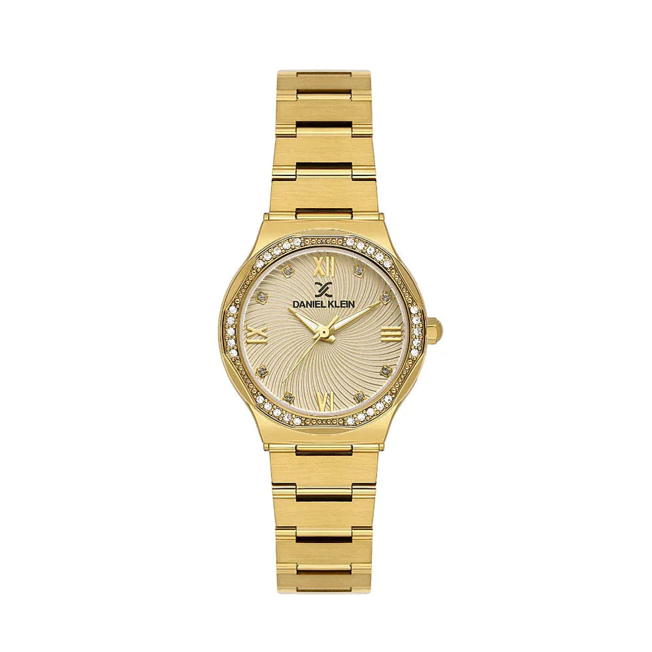 Daniel Klein Premium Gold Stainless Steel Watch for Women DK.1.14101-2 - Daniel Klein Saudi Arabia