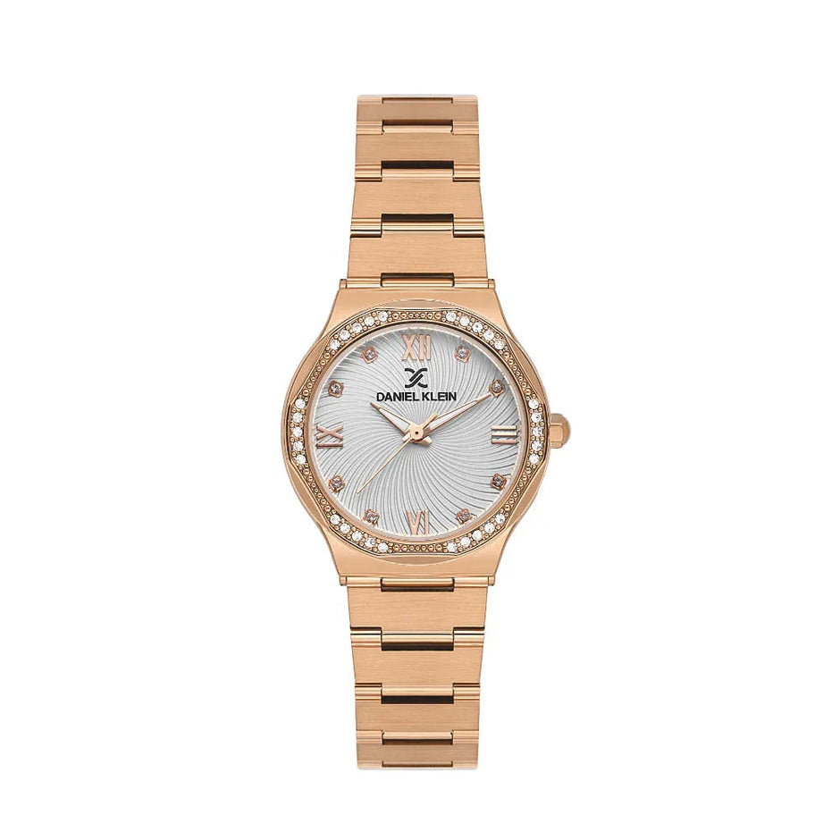 Daniel Klein Premium Rose Gold Stainless Steel Watch for Women DK.1.14101-5 - Daniel Klein Saudi Arabia