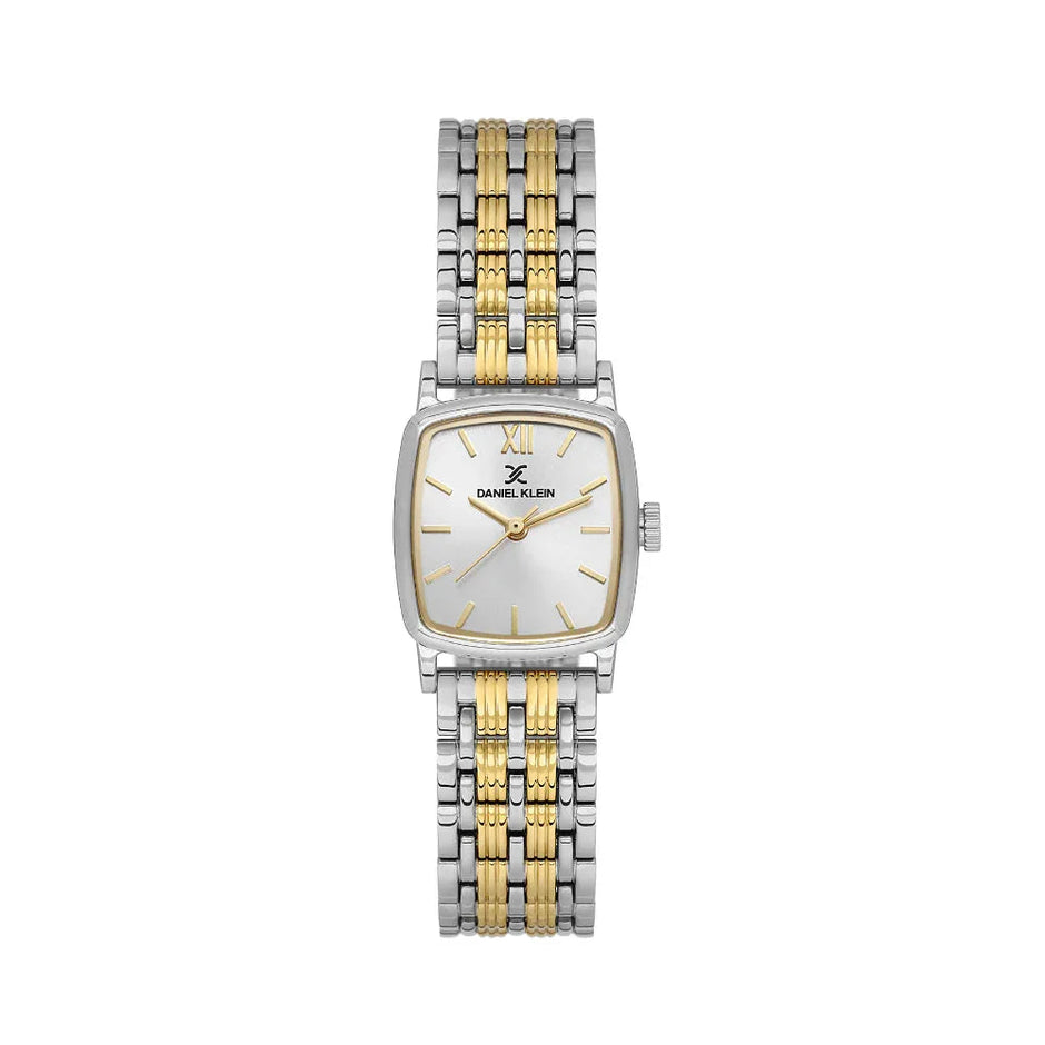 Daniel Klein Premium Silver and Gold Stainless Steel Watch for Women DK.1.14102-4 - Daniel Klein Saudi Arabia