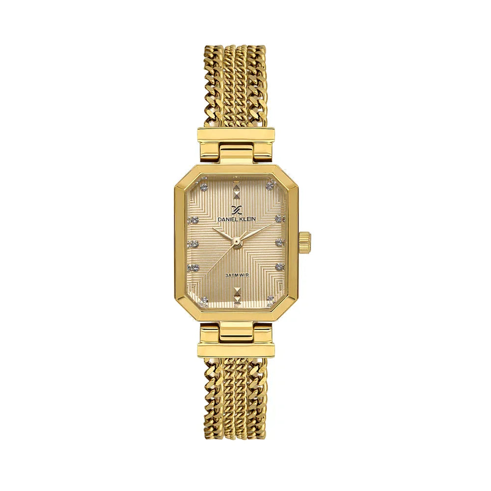 Daniel Klein Premium Gold Stainless Steel Watch for Women DK.1.14103-3 - Daniel Klein Saudi Arabia