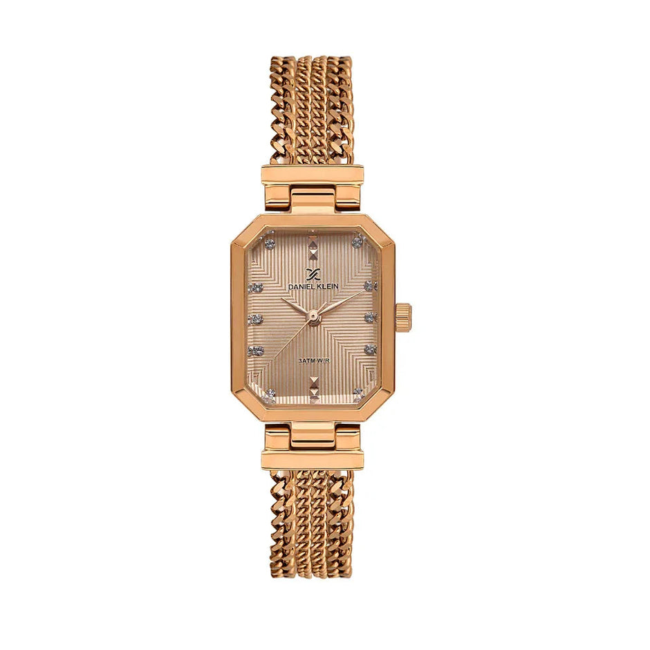 Daniel Klein Premium Rose Gold Stainless Steel Watch for Women DK.1.14103-5 - Daniel Klein Saudi Arabia