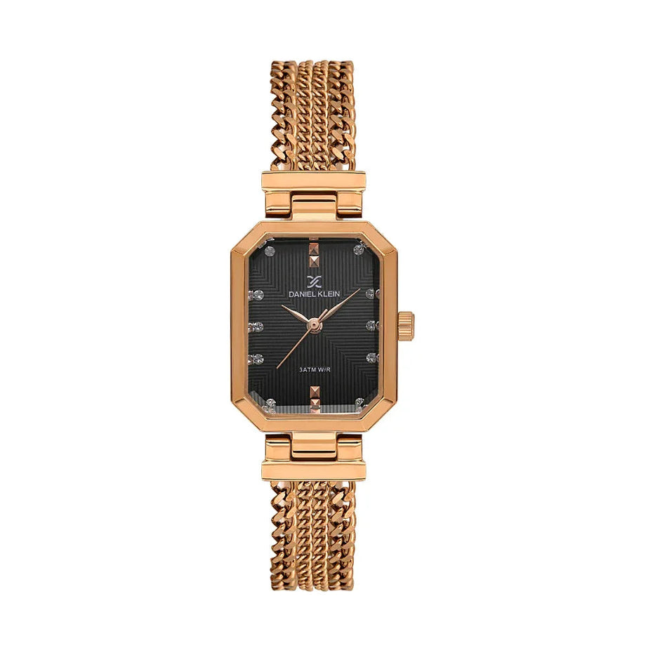 Daniel Klein Premium Rose Gold Stainless Steel Watch for Women DK.1.14103-6 - Daniel Klein Saudi Arabia