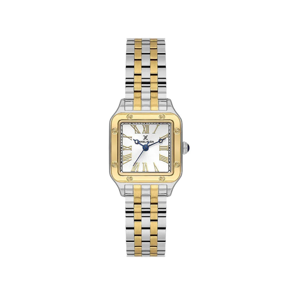 Daniel Klein Premium Silver and Gold Stainless Steel Watch for Women DK.1.14104-4 - Daniel Klein Saudi Arabia