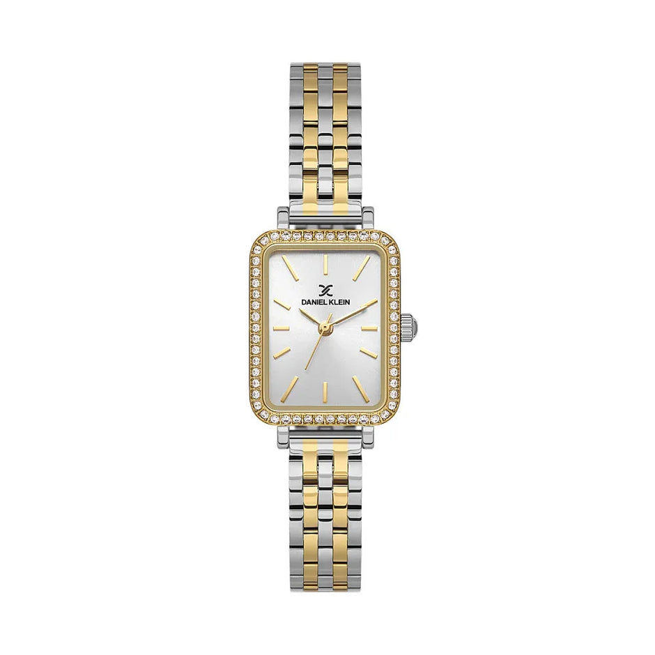 Daniel Klein Premium Silver and Gold Stainless Steel Watch for Women DK.1.14105-4 - Daniel Klein Saudi Arabia