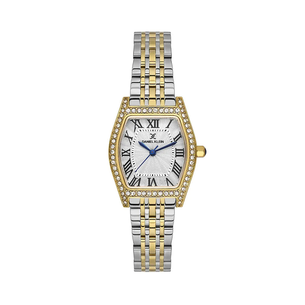 Daniel Klein Premium Silver and Gold Stainless Steel Watch for Women DK.1.14106-3 - Daniel Klein Saudi Arabia