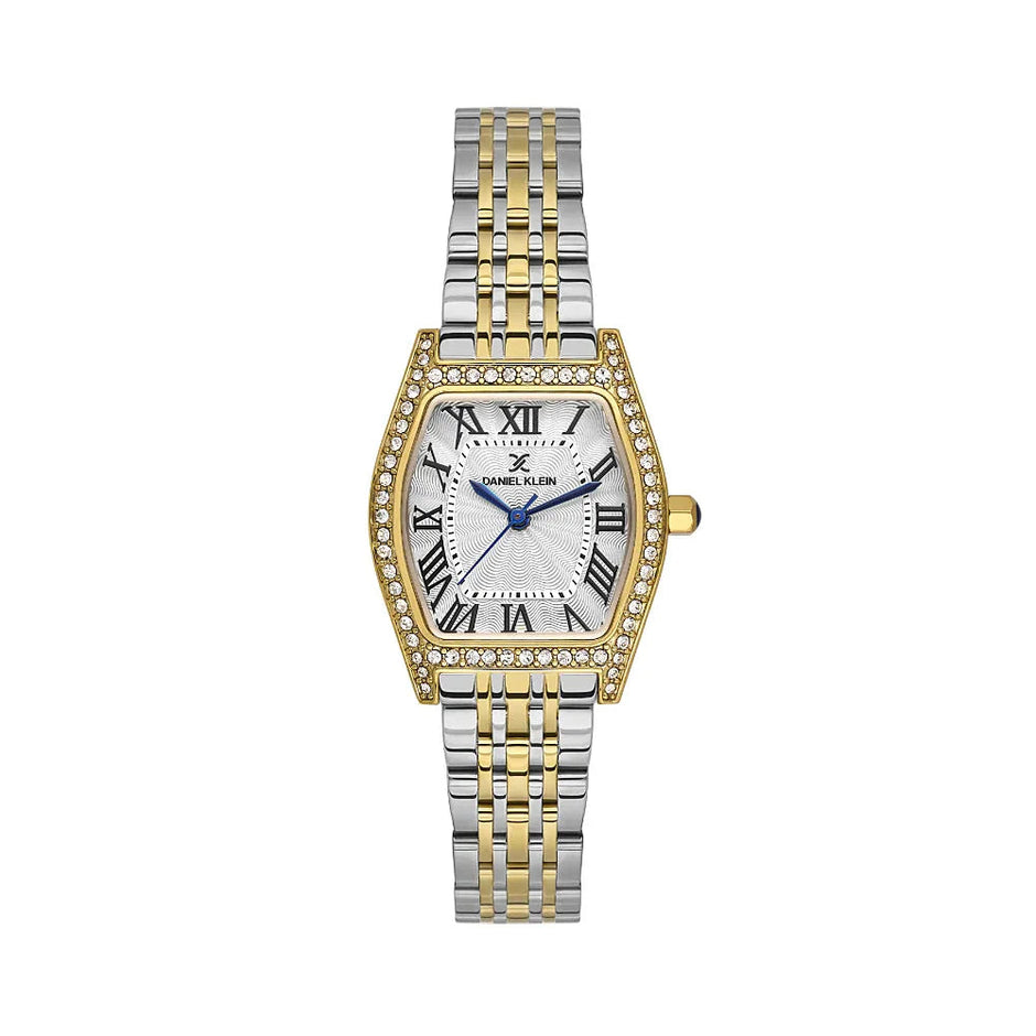 Daniel Klein Premium Silver and Gold Stainless Steel Watch for Women DK.1.14106-3 - Daniel Klein Saudi Arabia