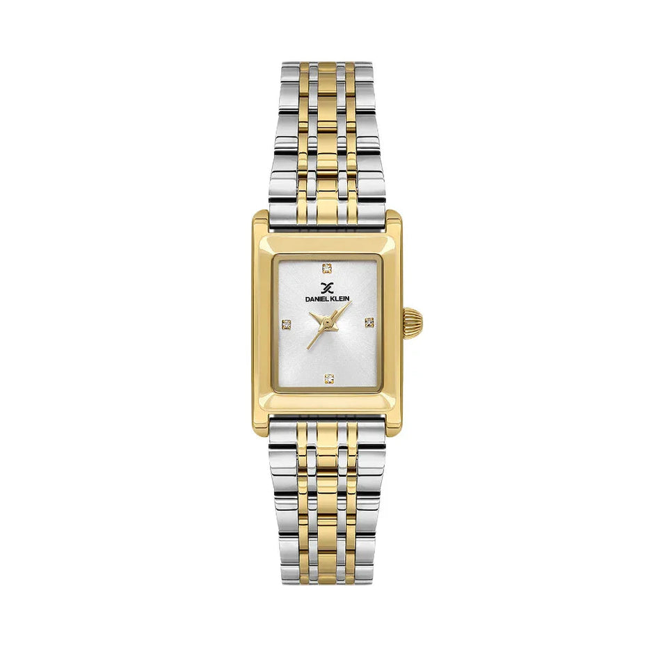 Daniel Klein Premium Silver and Gold Stainless Steel Watch for Women DK.1.14108-3 - Daniel Klein Saudi Arabia