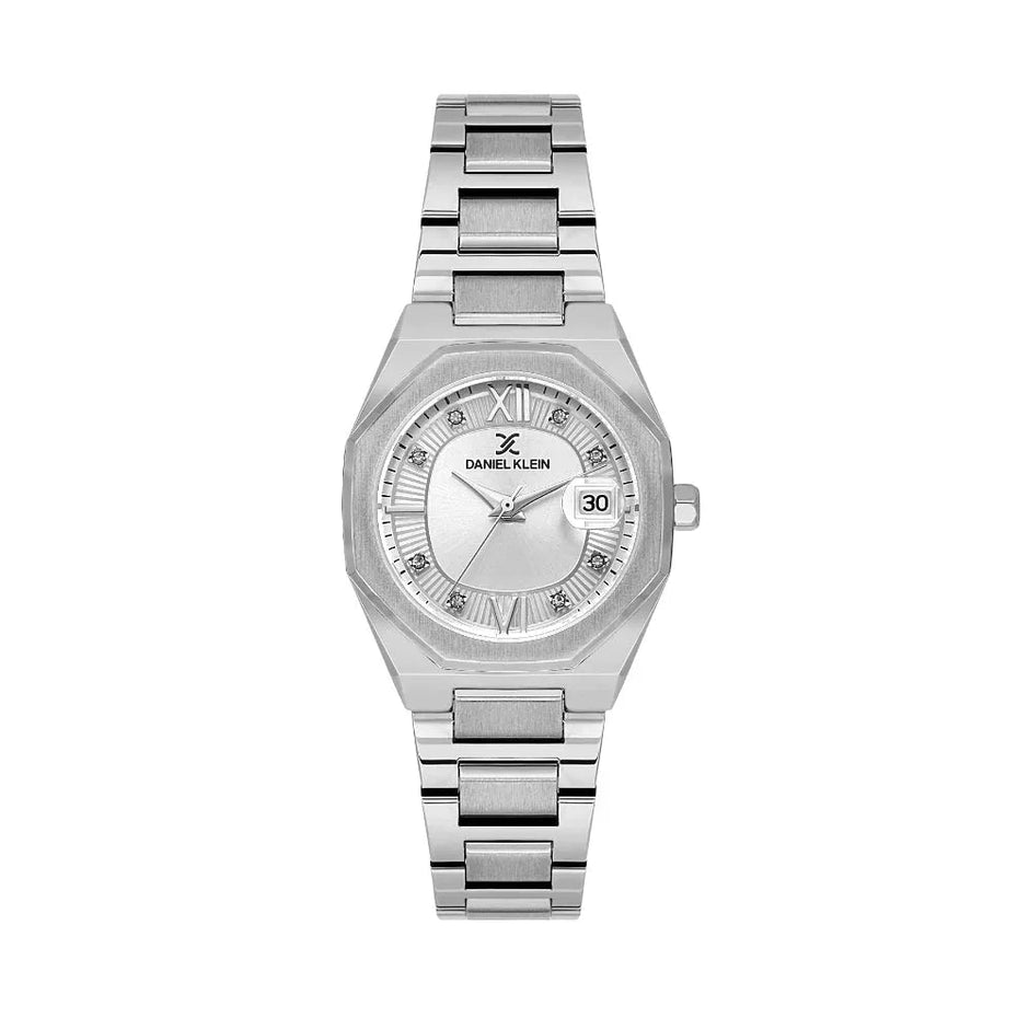 Daniel Klein Premium Silver Stainless Steel Watch for Women DK.1.14109-1 - Daniel Klein Saudi Arabia