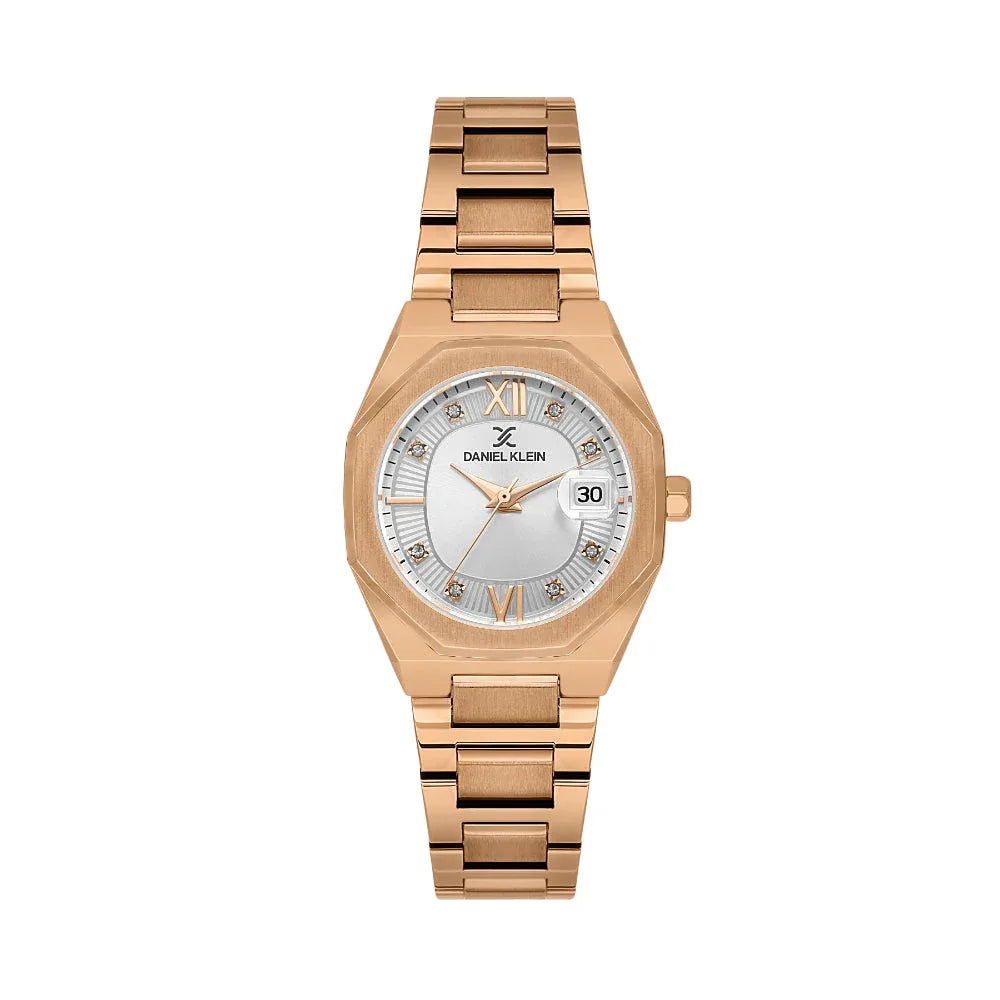 Daniel Klein Premium Rose Gold Stainless Steel Watch for Women DK.1.14109-5 - Daniel Klein Saudi Arabia