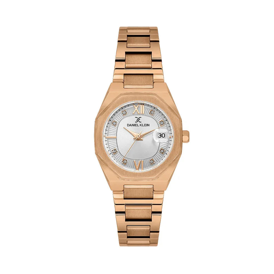 Daniel Klein Premium Rose Gold Stainless Steel Watch for Women DK.1.14109-5 - Daniel Klein Saudi Arabia