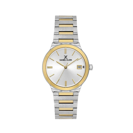 Daniel Klein Premium Silver and Gold Stainless Steel Watch for Women DK.1.14110-3 - Daniel Klein Saudi Arabia