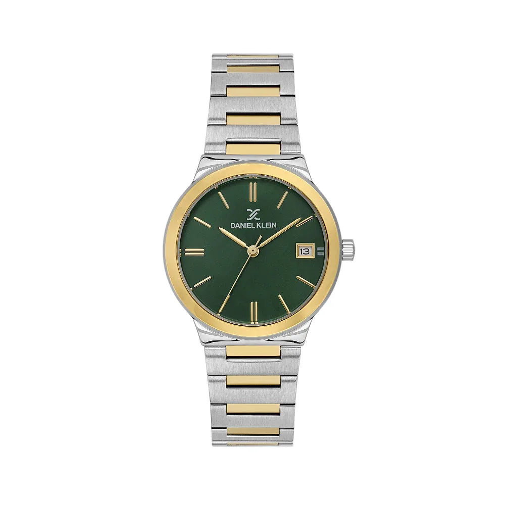 Daniel Klein Premium Silver and Gold Stainless Steel Watch for Women DK.1.14110-4 - Daniel Klein Saudi Arabia