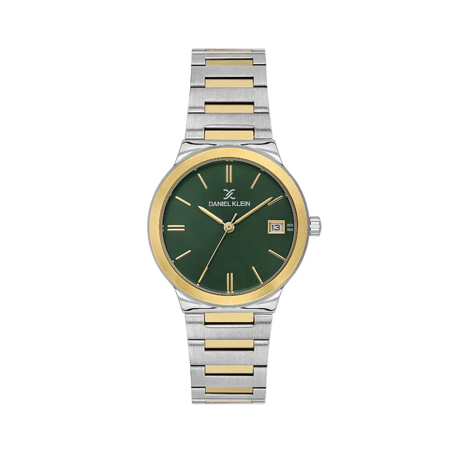 Daniel Klein Premium Silver and Gold Stainless Steel Watch for Women DK.1.14110-4 - Daniel Klein Saudi Arabia