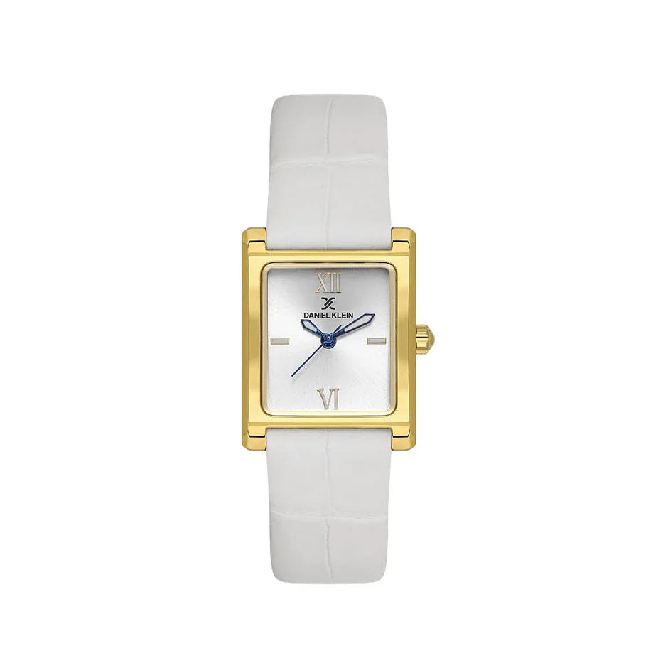 Daniel Klein Premium White Leather Watch for Women DK.1.14112-3 - Daniel Klein Saudi Arabia