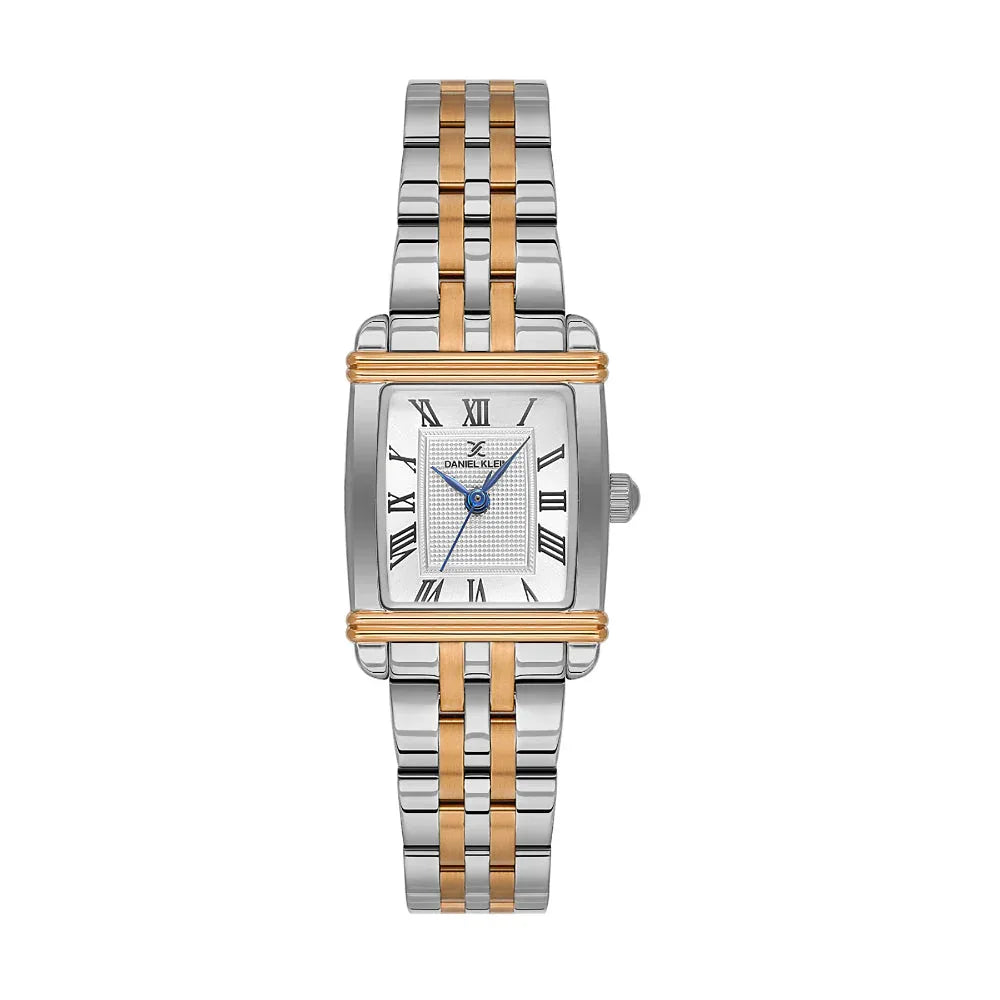 Daniel Klein Premium Silver and Rose Gold Stainless Steel Watch for Women DK.1.14115-6 - Daniel Klein Saudi Arabia