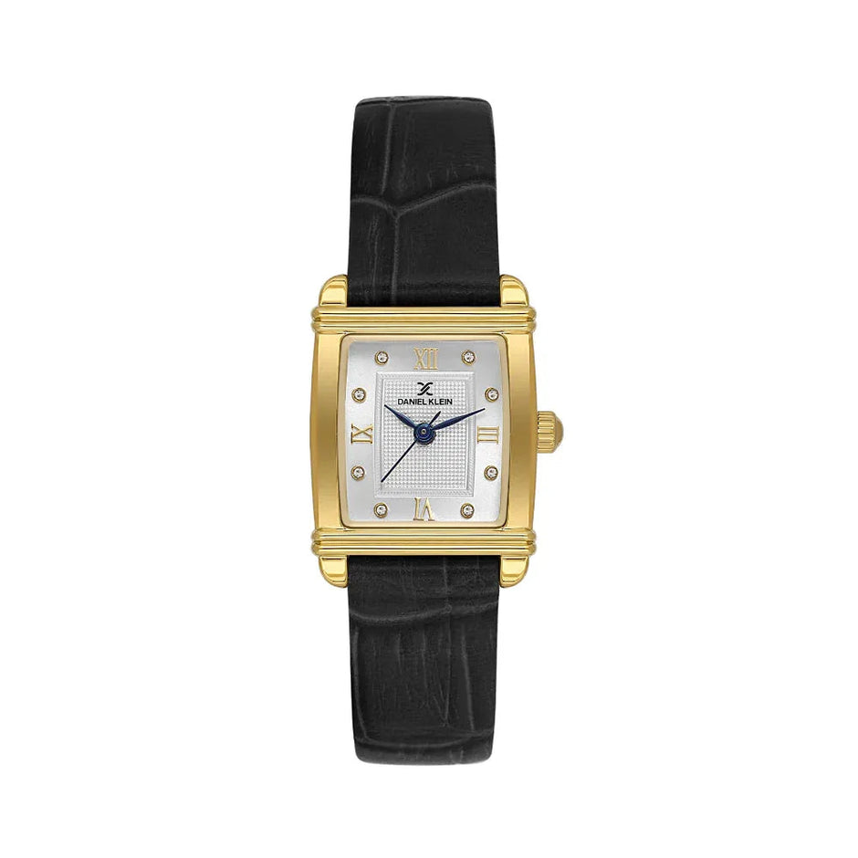 Daniel Klein Premium Black Leather Watch for Women DK.1.14116-2 - Daniel Klein Saudi Arabia