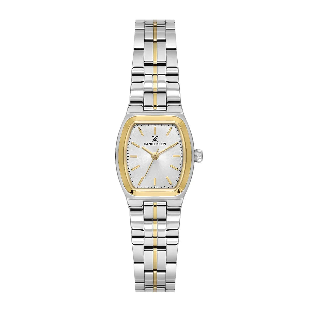 Daniel Klein Premium Silver and Gold Stainless Steel Watch for Women DK.1.14117-4 - Daniel Klein Saudi Arabia