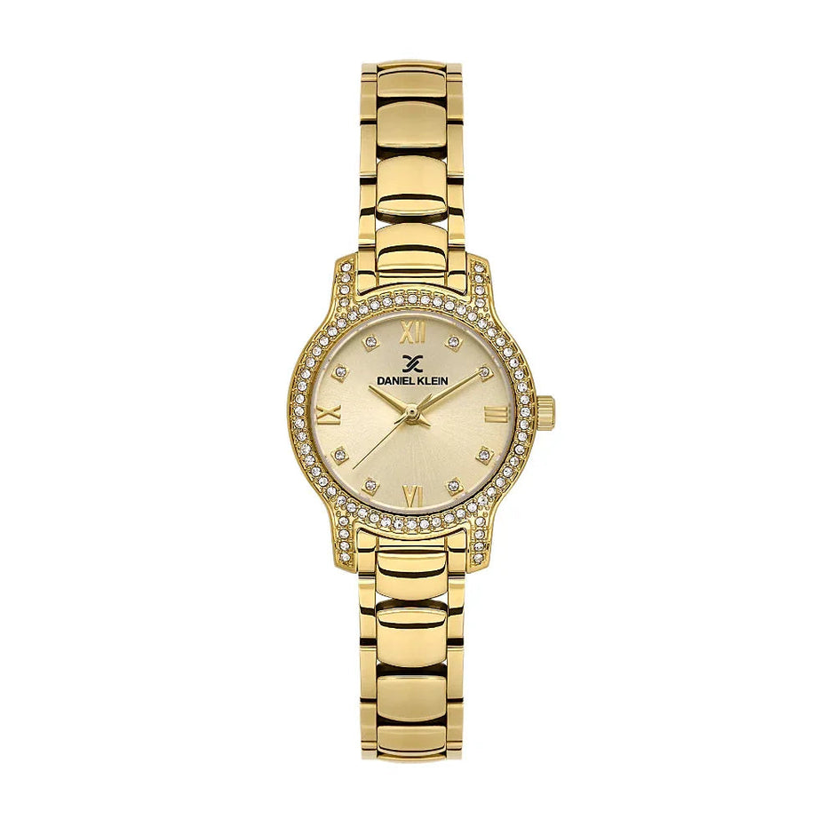 Daniel Klein Premium Gold Stainless Steel Watch for Women DK.1.14118-3 - Daniel Klein Saudi Arabia