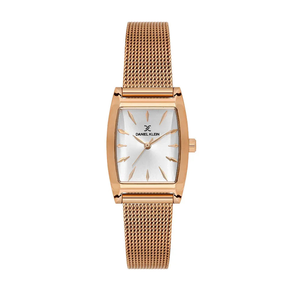 Daniel Klein Premium Rose Gold Mesh Band Watch for Women DK.1.14119-5 - Daniel Klein Saudi Arabia