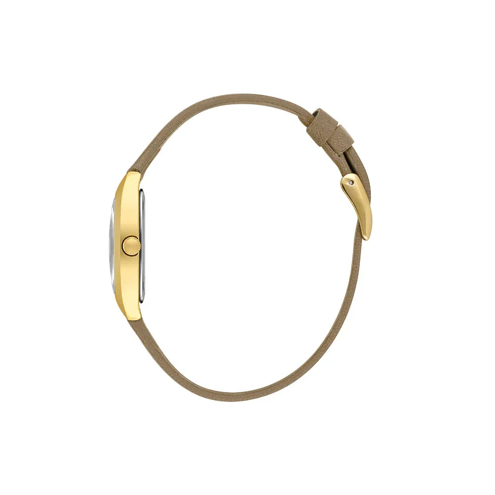 Daniel Klein Premium Beige Leather Watch for Women DK.1.14120-4 - Daniel Klein Saudi Arabia