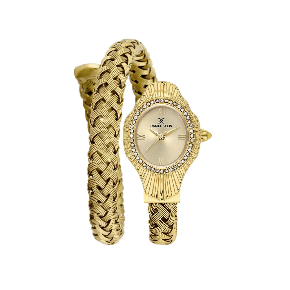 Daniel Klein Premium Gold Stainless Steel Watch for Women DK.1.14121-2 - Daniel Klein Saudi Arabia