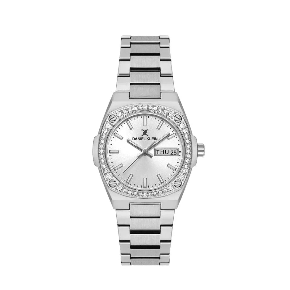 Daniel Klein Premium Silver Stainless Steel Watch for Women DK.1.14122-1 - Daniel Klein Saudi Arabia