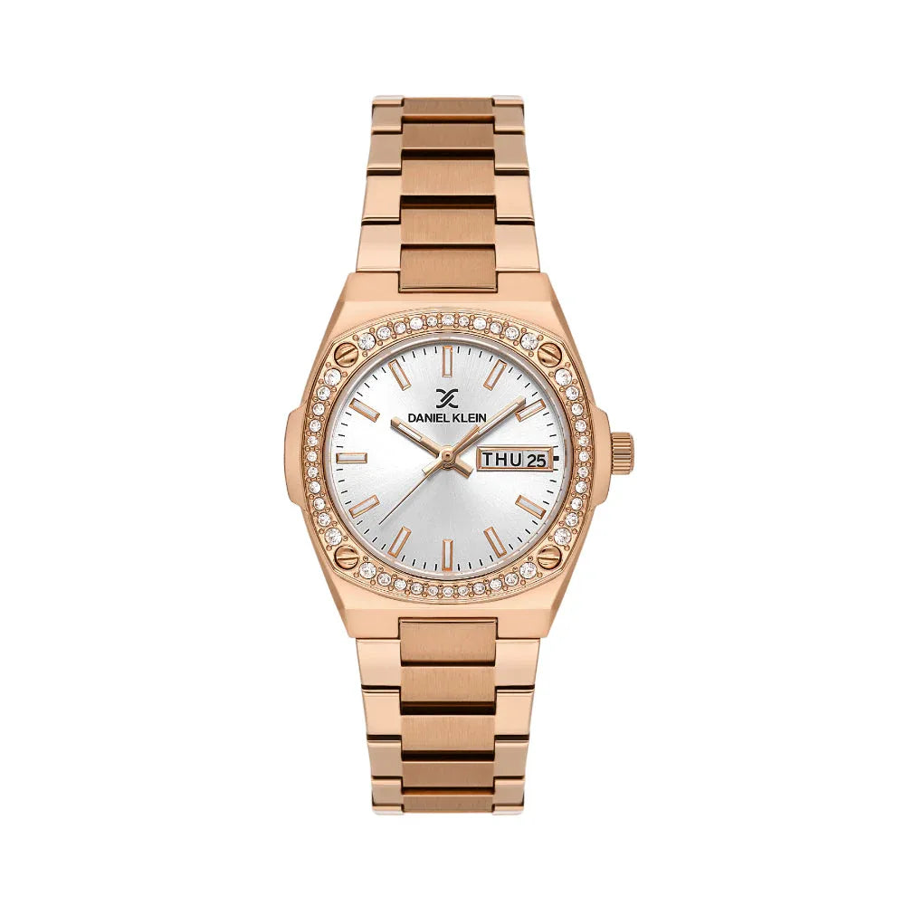 Daniel Klein Premium Rose Gold Stainless Steel Watch for Women DK.1.14122-5 - Daniel Klein Saudi Arabia