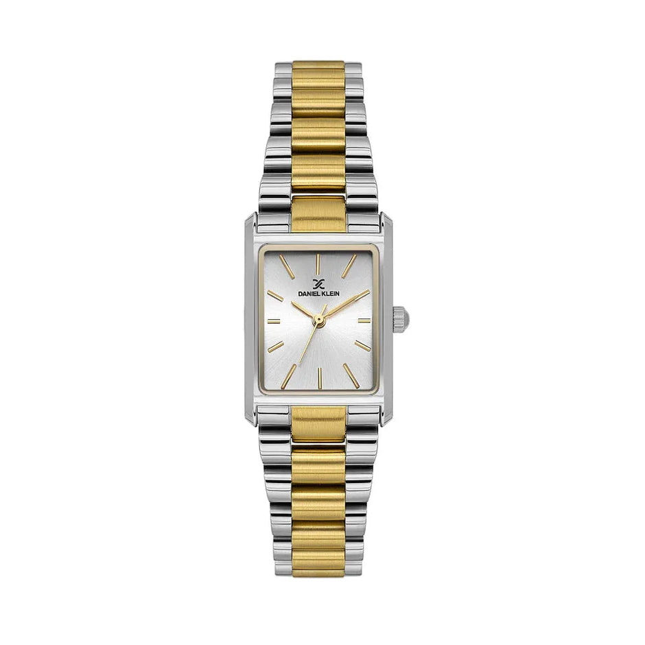 Daniel Klein Premium Silver and Gold Stainless Steel Watch for Women DK.1.14123-4 - Daniel Klein Saudi Arabia