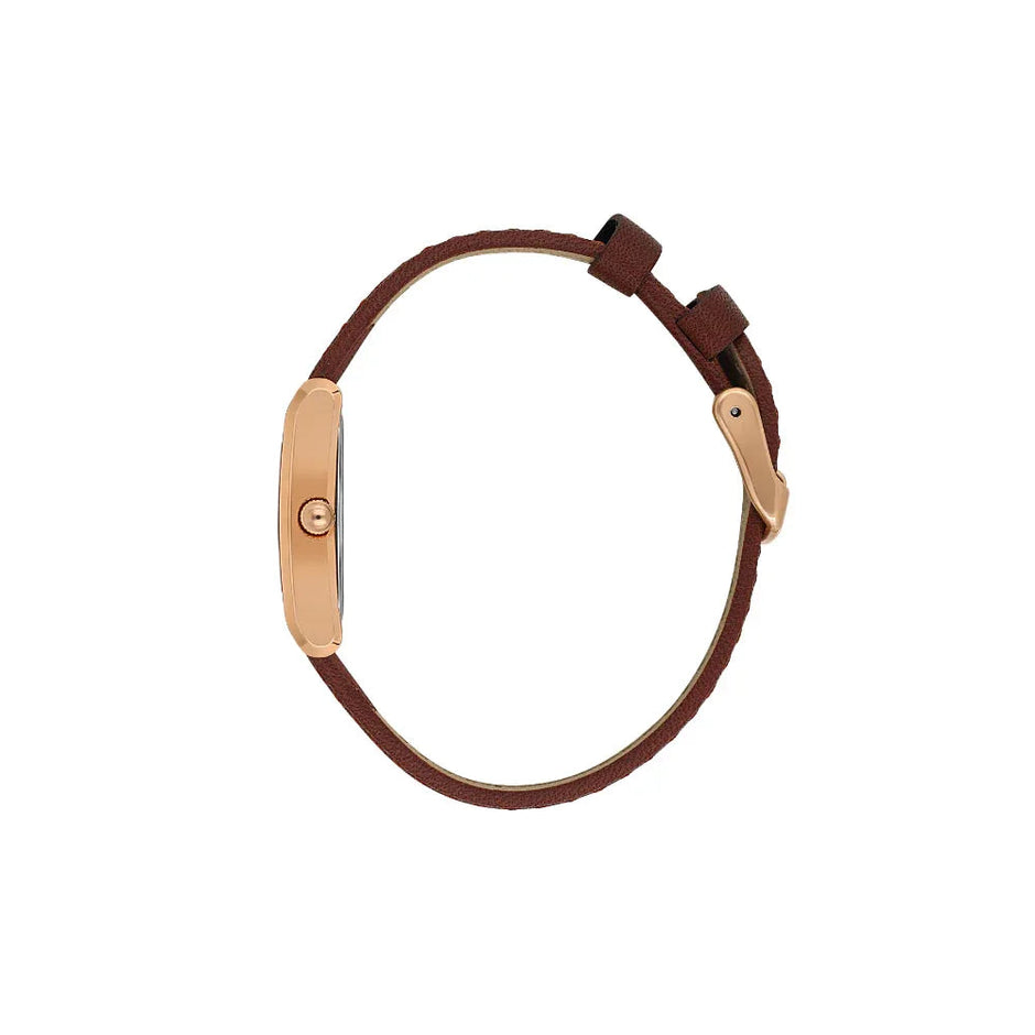 Daniel Klein Premium Dark Red Leather Watch for Women DK.1.14124-4 - Daniel Klein Saudi Arabia