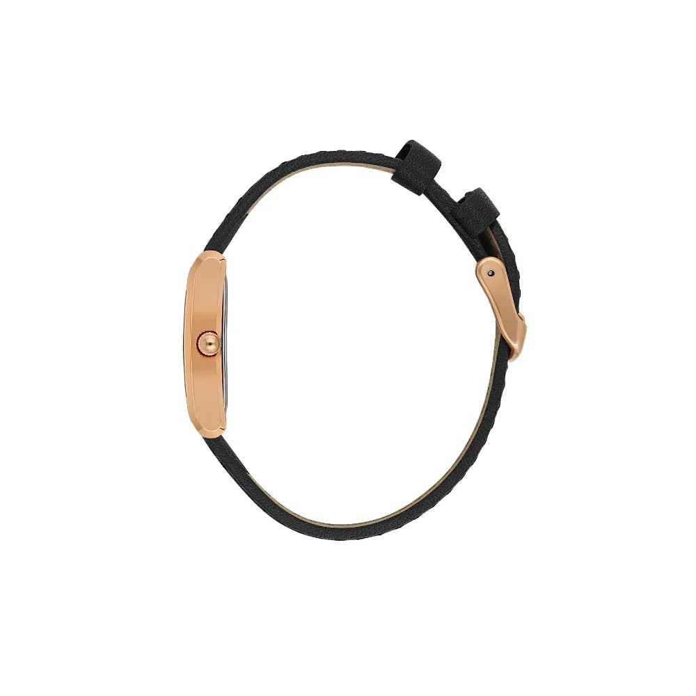 Daniel Klein Premium Black Leather Watch for Women DK.1.14124-6 - Daniel Klein Saudi Arabia