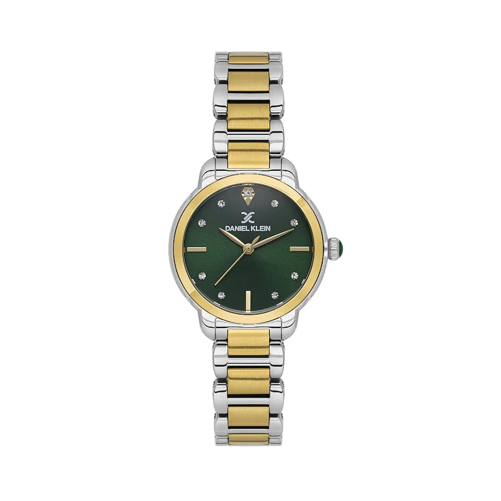 Daniel Klein Premium Silver and Gold Stainless Steel Watch for Women DK.1.14126-3 - Daniel Klein Saudi Arabia