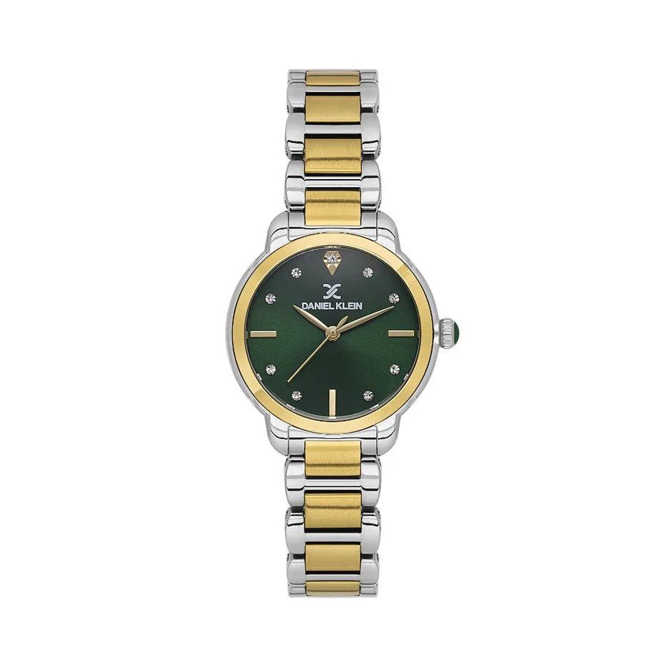 Daniel Klein Premium Silver and Gold Stainless Steel Watch for Women DK.1.14126-3 - Daniel Klein Saudi Arabia