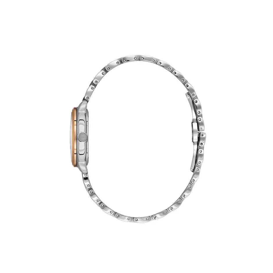 Daniel Klein Premium Silver and Rose Gold Stainless Steel Watch for Women DK.1.14126-6 - Daniel Klein Saudi Arabia