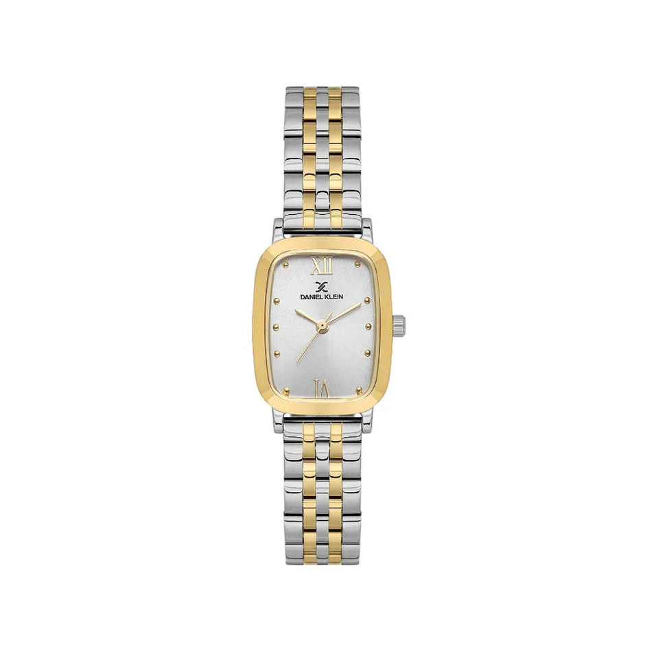 Daniel Klein Premium Silver and Gold Stainless Steel Watch for Women DK.1.14127-4 - Daniel Klein Saudi Arabia
