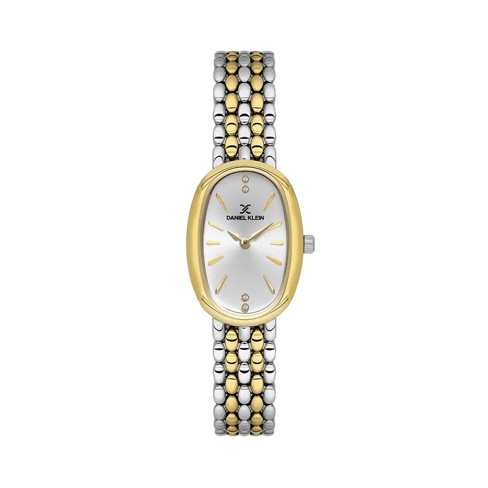 Daniel Klein Premium Silver and Gold Stainless Steel Watch for Women DK.1.14130-4 - Daniel Klein Saudi Arabia