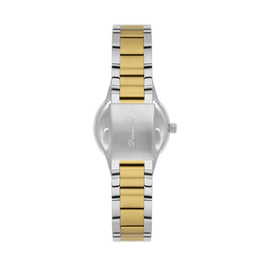 Daniel Klein Diamond Silver and Gold Stainless Steel Watch for Women DK.1.14136-4 - Daniel Klein Saudi Arabia