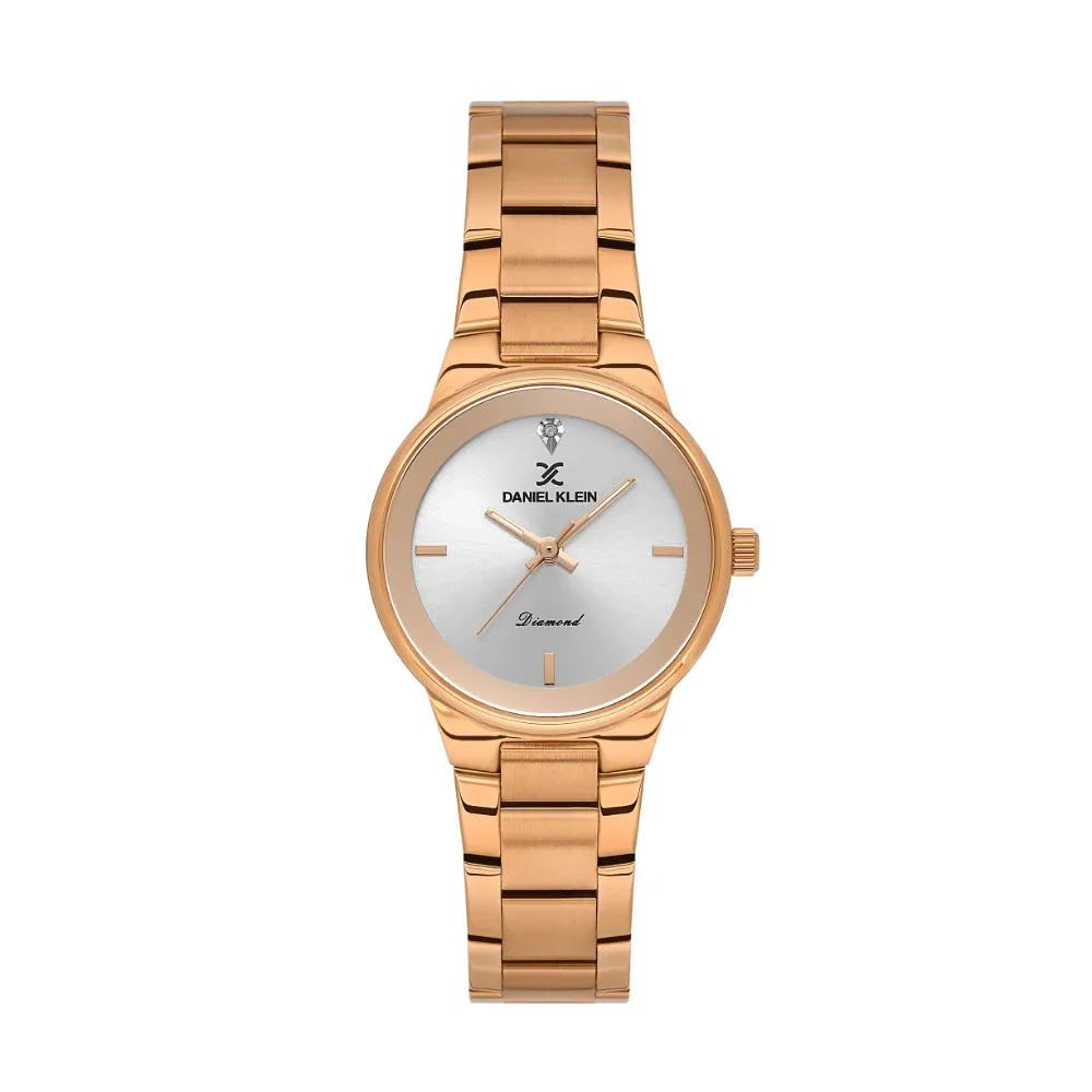 Daniel Klein Diamond Rose Gold Stainless Steel Watch for Women DK.1.14136-5 - Daniel Klein Saudi Arabia