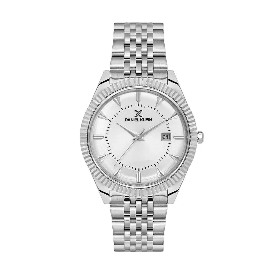Daniel Klein Premium Silver Stainless Steel Watch for Men DK.1.14139-1 - Daniel Klein Saudi Arabia