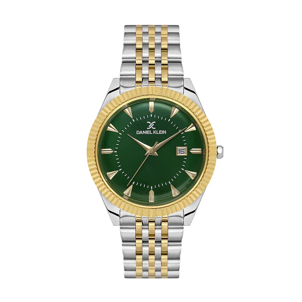 Daniel Klein Premium Silver and Gold Stainless Steel Watch for Men DK.1.14139-5 - Daniel Klein Saudi Arabia