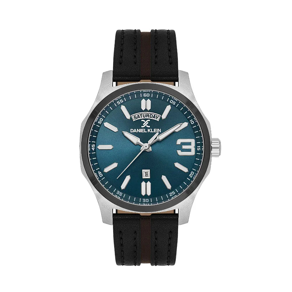 Daniel Klein Premium Black Leather Watch for Men DK.1.14141-4 - Daniel Klein Saudi Arabia