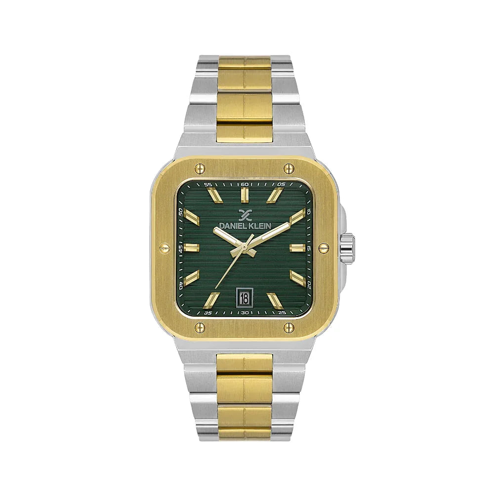 Daniel Klein Premium Silver and Gold Stainless Steel Watch for Men DK.1.14142-5 - Daniel Klein Saudi Arabia