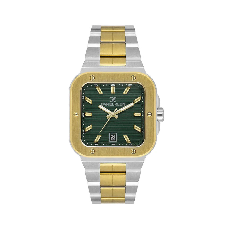 Daniel Klein Premium Silver and Gold Stainless Steel Watch for Men DK.1.14142-5 - Daniel Klein Saudi Arabia