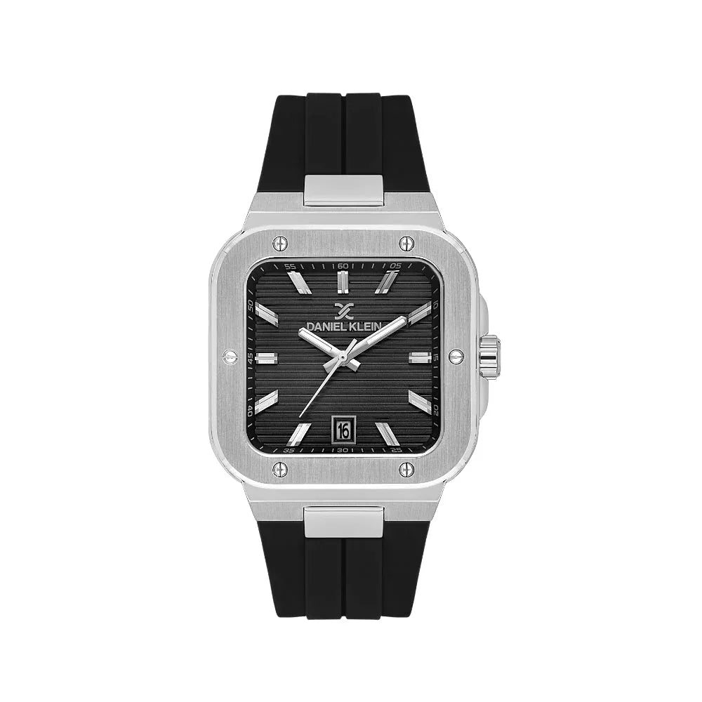 Daniel Klein Premium Black Silicone Band Watch for Men DK.1.14143-2 - Daniel Klein Saudi Arabia