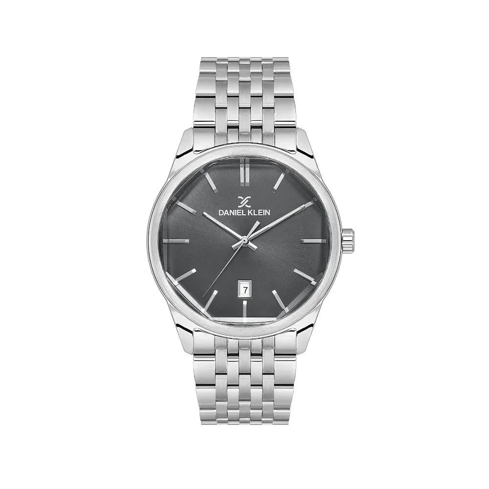 Daniel Klein Premium Silver Stainless Steel Watch for Men DK.1.14144-2 - Daniel Klein Saudi Arabia