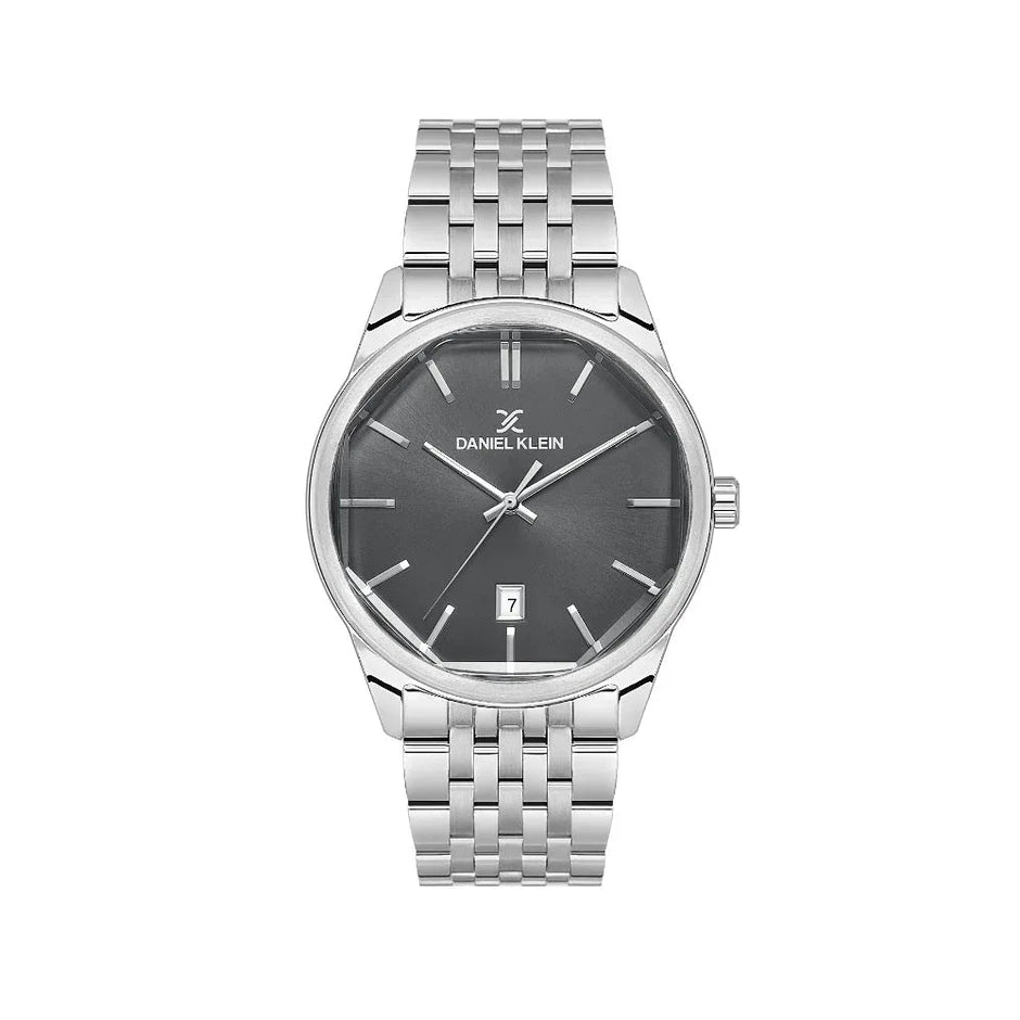Daniel Klein Premium Silver Stainless Steel Watch for Men DK.1.14144-2 - Daniel Klein Saudi Arabia
