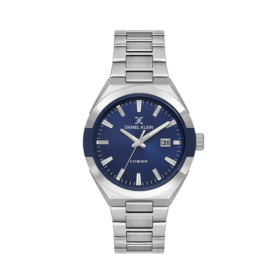 Daniel Klein Premium Silver Stainless Steel Watch for Men DK.1.14145-2 - Daniel Klein Saudi Arabia